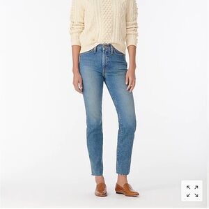 NWT J. Crew 10” vintage straight jean in Wesly wash